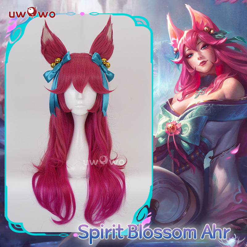 Uwowo Game Fox Cosplay Wig With Ears Long Hair