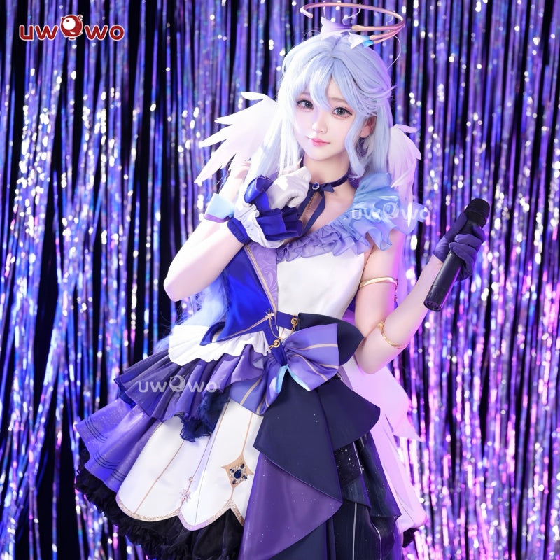【Clearance Sale】[Last Batch]【In Stock】Uwowo Game Honkai Star Rail Fanart Robin Idol Performance Cosplay Costume