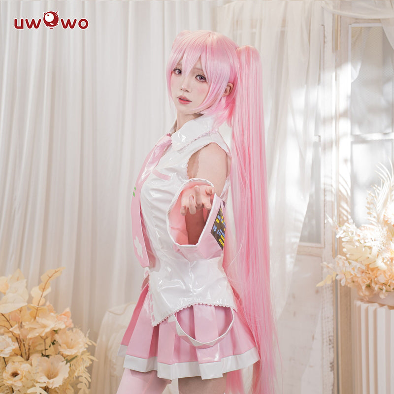 [Last Batch]Uwowo V Singer Classic Sakura Pink Dress Cosplay Costume
