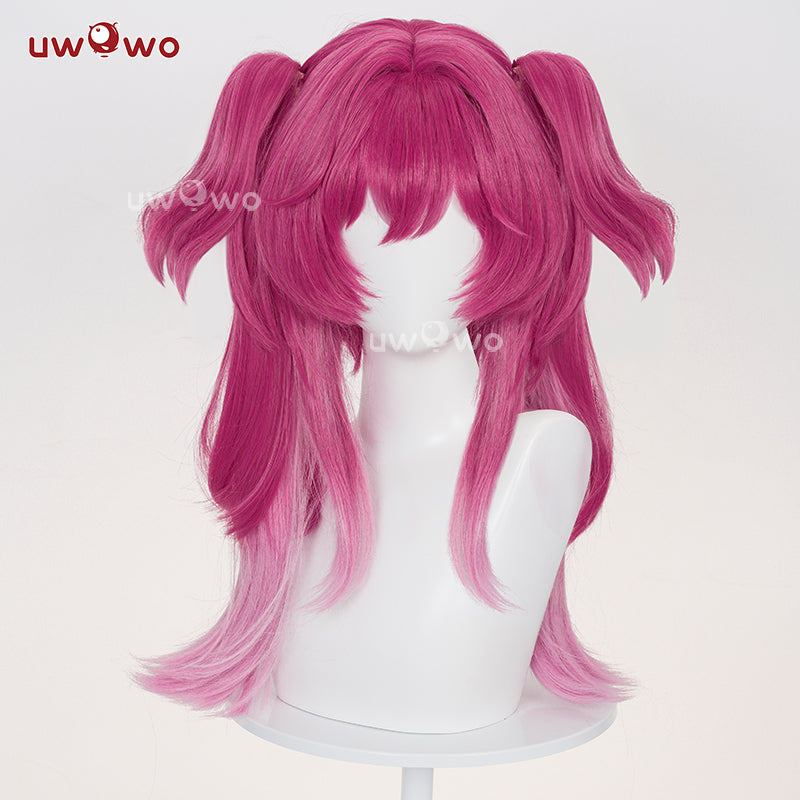 Uwowo Wuthering Waves Lupa Cosplay WIg Long Pink Hair