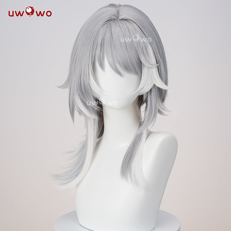 【Pre-sale】Uwowo Honkai: Star Rail Cifera Cosplay Wig Middle Light Gray Hair