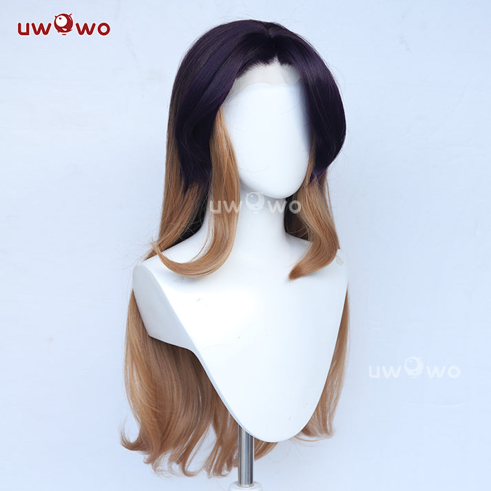 Uwowo Game Cosplay Coven Wig 75cm Purple linen Hair