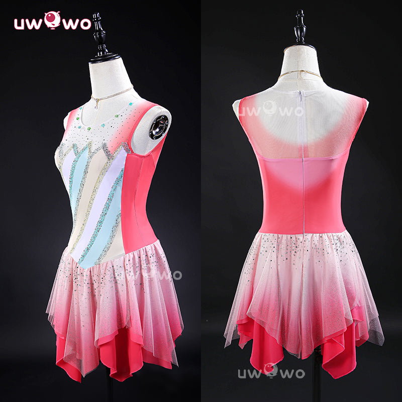 Uwowo Collab Series: Anime Medalist Inori Yuitsuka Skating Cosplay Costume
