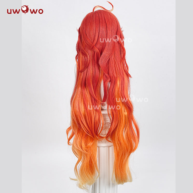 Uwowo Genshin Impact Mavuika Pyro Archon Natlan Cosplay Wig Long Hair