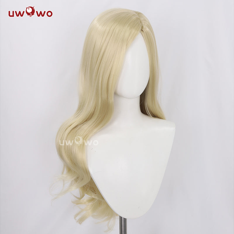 Uwowo Game Coven Female Cosplay Wig Long Yellow Hair