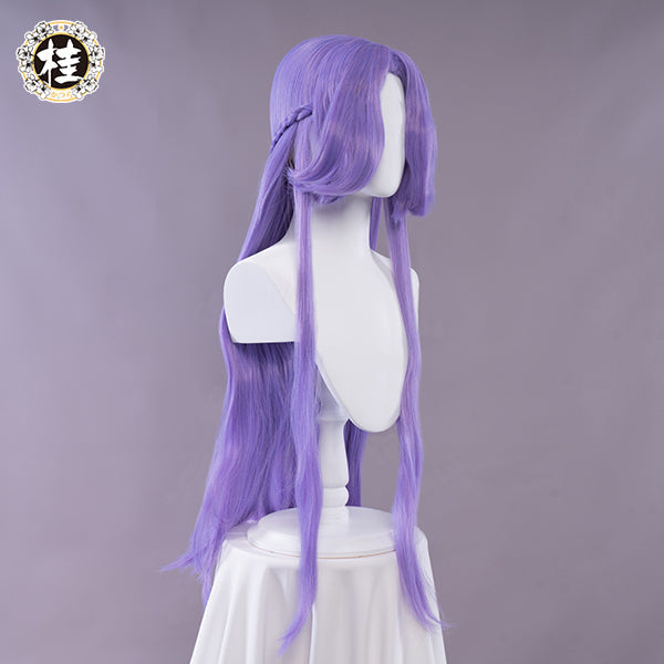 【Clearance】Uwowo Game  Withered Rose Cosplay Wig 80cm Pink purple Hair