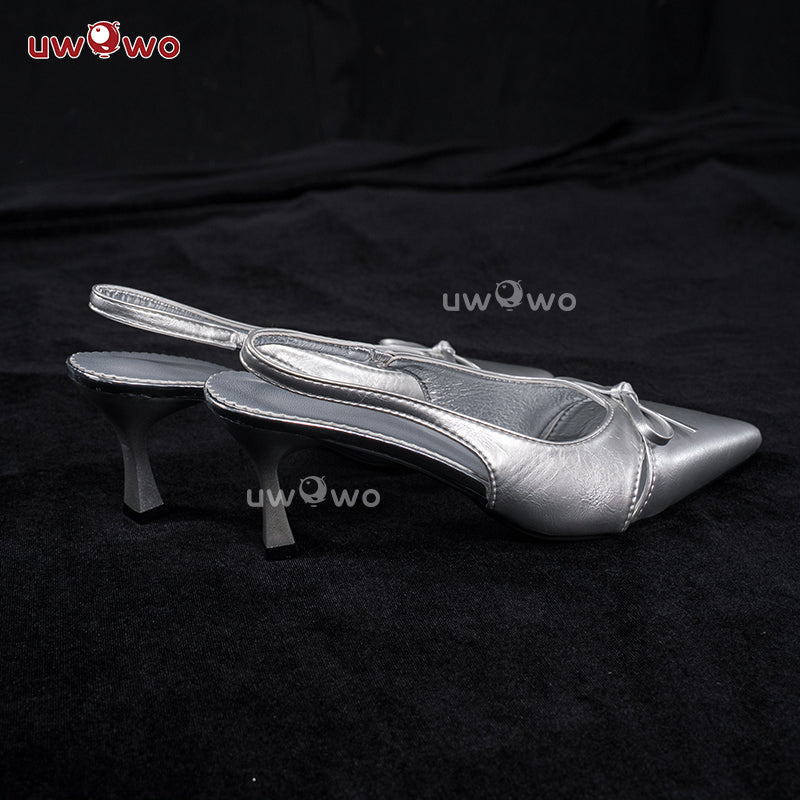 UWOWO Game Zenless Zone Zero/ZZZ Remielle Dan White Angel Cosplay Shoes