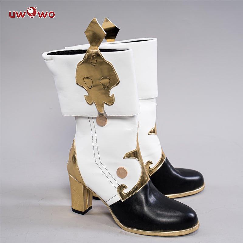 【Clearance】Uwowo Game Genshin Impact Fontaine Clorinde Cosplay Shoes Boots