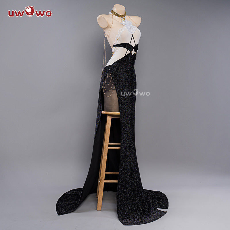 INSTOCK Uwowo Game Azur Lane Costume Chen Hai Gown Evening Sexy Cosplay Chenhai Costume