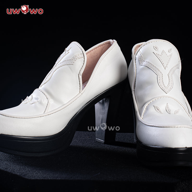 【Clearance】Uwowo 2B Catgirl Namjatown Collab White Cosplay Shoes