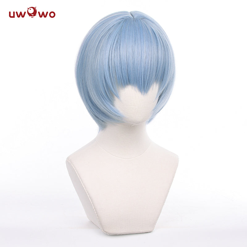 【Clearance】Uwowo Anime Cosplay Wig Light Blue Short Hair