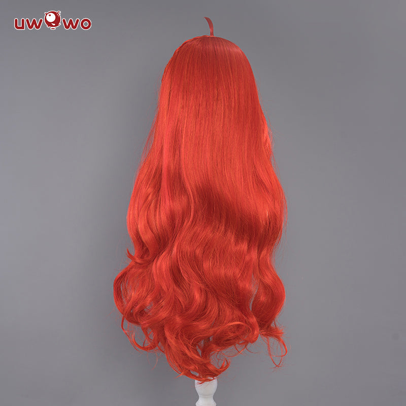 Uwowo Bloom Wig Princess Cosplay Orange Long Hair