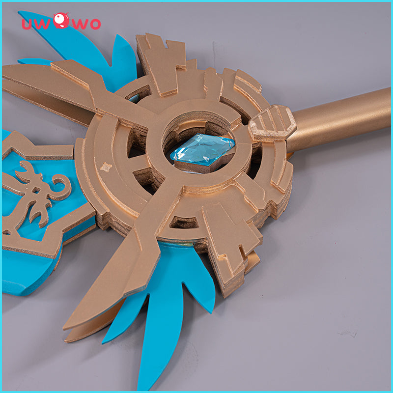 【Clearance】Uwowo Game Genshin Impact Weapons Skyward Blade Cosplay Props Sword Props