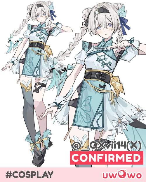 APR PRESALE Uwowo Honkai: Star Rail Fanart Firefly Chinese Style Dress Cosplay Costume S-3XL