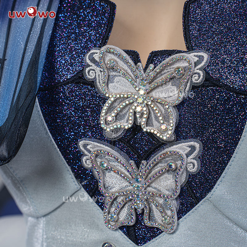 【Clearance Sale】[Last batch]【In Stock】Uwowo V Singer Dreamland Butterfly Dress Cosplay Costume