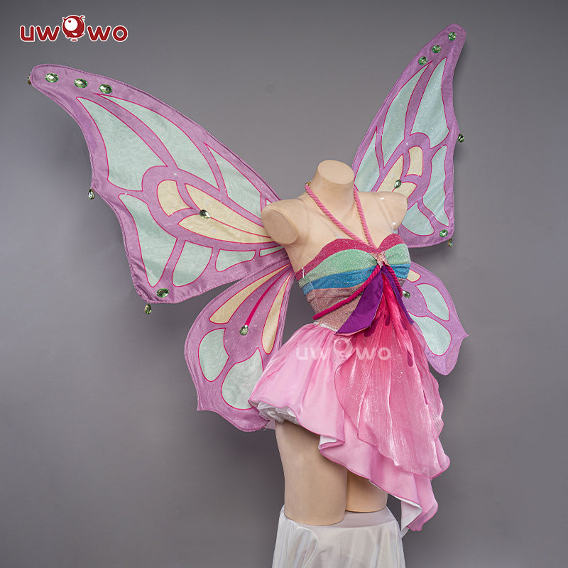 INSTOCK S-3XL Uwowo Flora Cosplay Princess Wings Cosplay Fairy Club Costumes