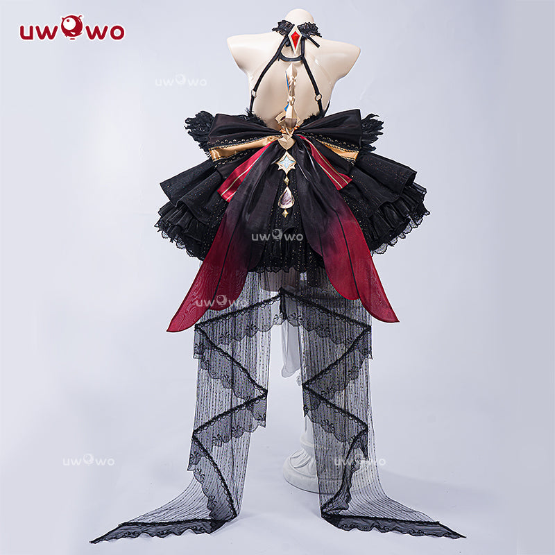 JUL PRESALE Uwowo Genshin Impact Sandrone Ballet Fanart Black Swan Cosplay Costume