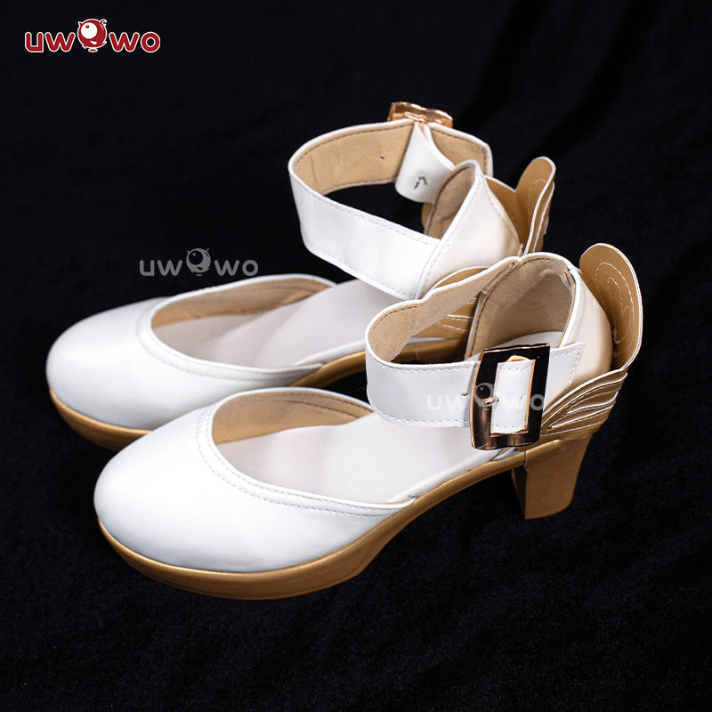 Uwowo Commander White Mercy Skin Cosplay Shoes