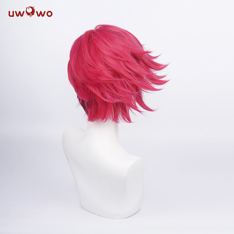 Uwowo Game Cosplay Wig  Arcane Young Ver Short Red Hair