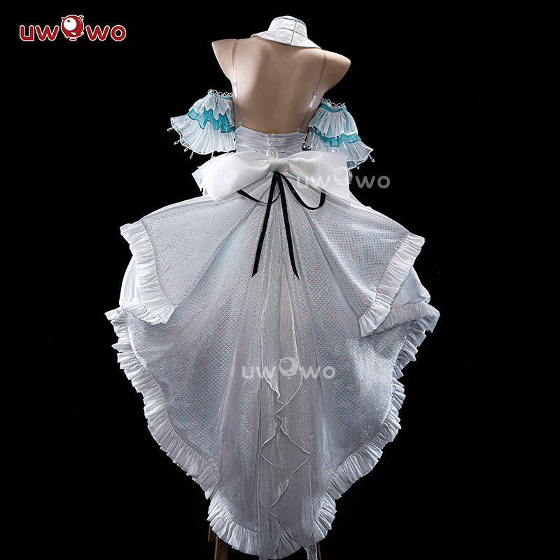 [Last Batch]【In Stock】Uwowo Genshin Impact Fanart Furina Focalors Mermaid Insipired Fairy Dress Cosplay Costume