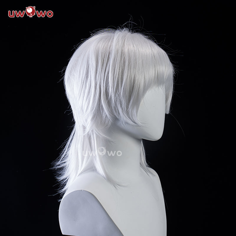 INSTOCK Uwowo NieR Reincarnation 10H YoRHa Sentinel Savior Cosplay Wig Middle Silver Hair