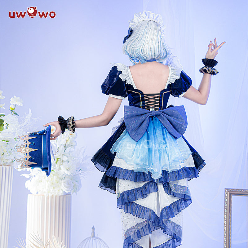 INSTOCK S-3XL Uwowo Genshin Impact Fanart Furina Focalors Hydro Archon Maid Cosplay Costume