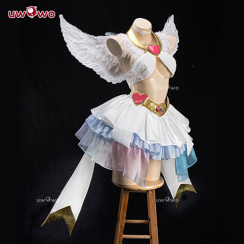 INSTOCK Uwowo Anime New Panty & Stocking with Garterbelt Panty Angel Cosplay Costume S-3XL