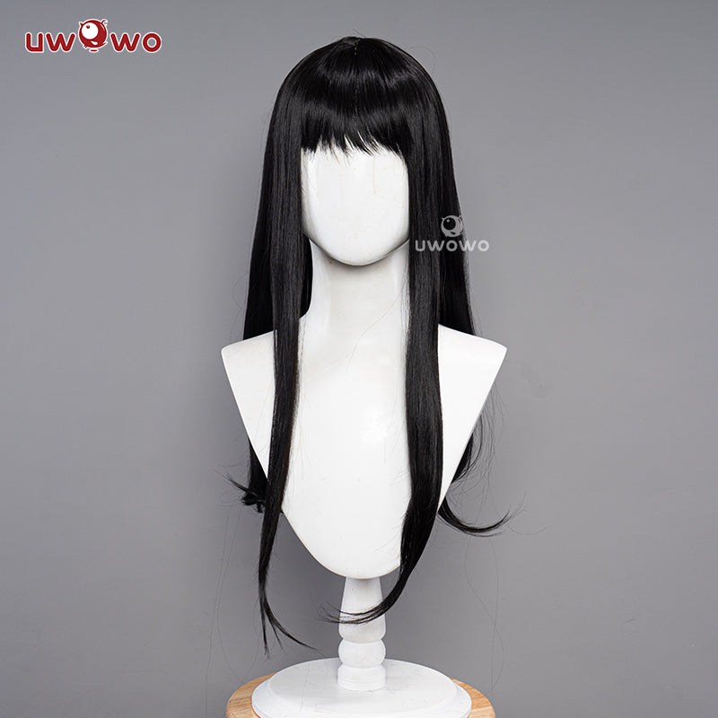Uwowo Mange Anime Cosplay Wig Long Black Hair