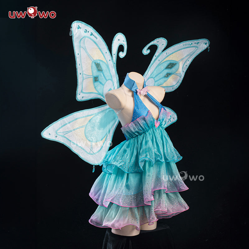 INSTOCK S-3XL Uwowo Bloom Princess Wings Fairy Club Cosplay Costumes