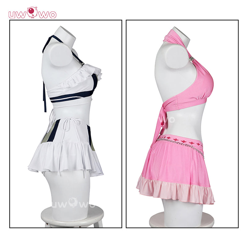 Uwowo Collab Series: Final Fantasy 7 Rebirth FF7 Tifa Aerith Swimsuit Cosplay Costume