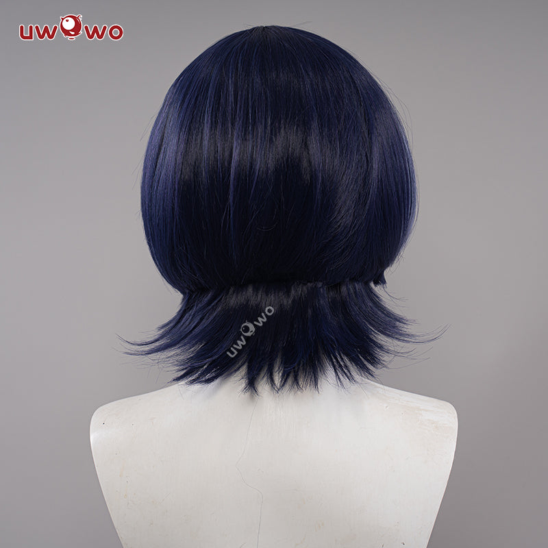【Pre-sale】Uwowo Genshin Impact Wanderer Scaramouche Sumeru Anemo Cosplay Wig Short Hair