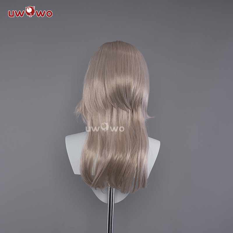 Uwowo Genshin Impact Fanart Eula Alter Pyro Cosplay Wig Middle Brown Hair