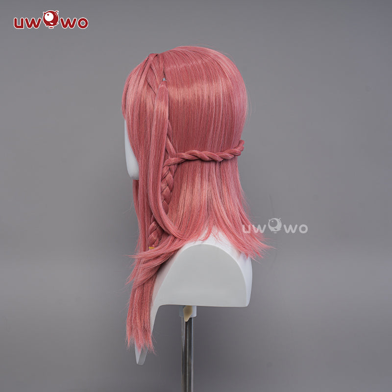 【Clearance】Uwowo Honkai Star Rail Cosplay Asta Wig Middle Pink Hair