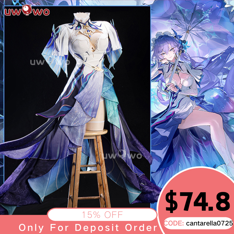 INSTOCK S-3XL Uwowo Wuthering Waves Cantarella Jellyfish Cosplay Costume