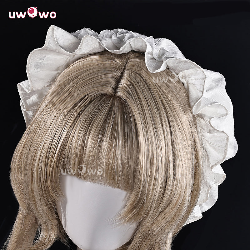 Uwowo Collab Series: Elegant Lace Ruffle Lounge Dress HomeWear Sandrone Pajama Cosplay Cosutme S-XL