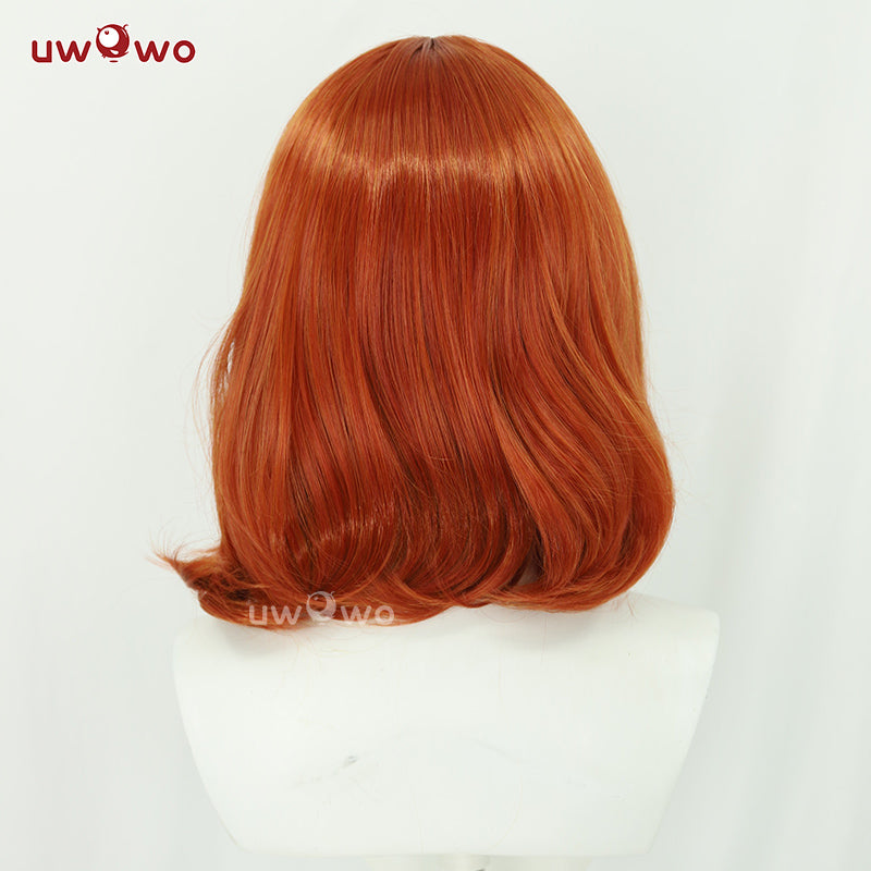 Uwowo Game Witch Bunny Champion Cosplay Wig Middle Orange Hair