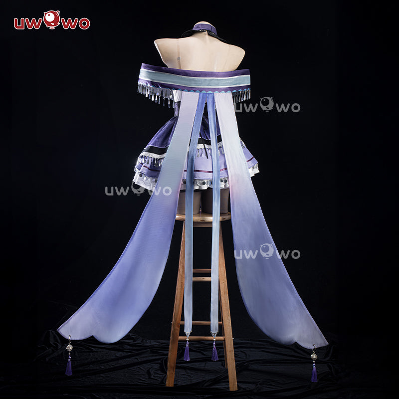 【Clearance Sale】[Last Batch]Uwowo Genshin Impact Fanart Keqing Witch Cosplay Costume