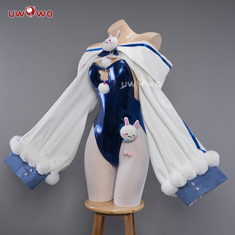 INSTOCK Uwowo Azur Lane Laffey II Sleepy on a Busy Day ver. Bunnysuit Cosplay Costume
