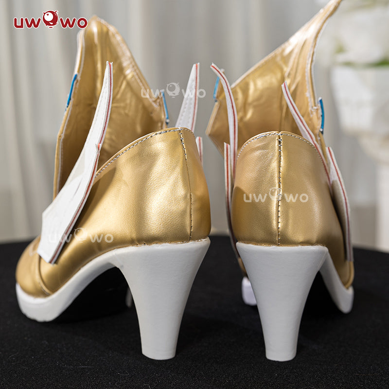Uwowo Game Star Green Cosplay Shoes Boots