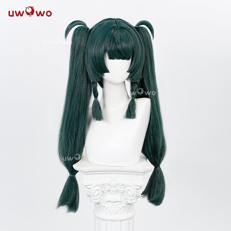 【Clearance】Uwowo Zenless Zone Zero QingYi Cosplay Wig Long Green Hair