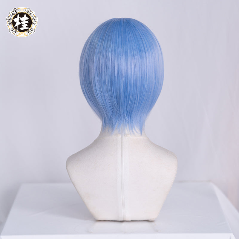 UWOWO Re:Life in a different world from zero  Rem Ram Cosplay wig 30cm pink/blue