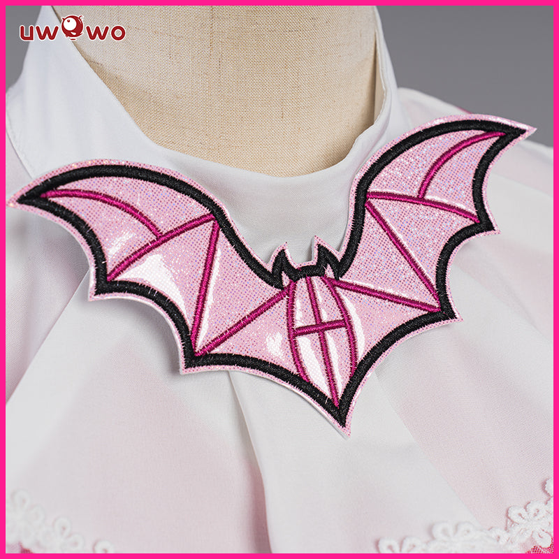 S-3XL INSTOCK Uwowo Draculaura G1 Pink Suit Vampire Anime Female Halloween Cosplay Costumes