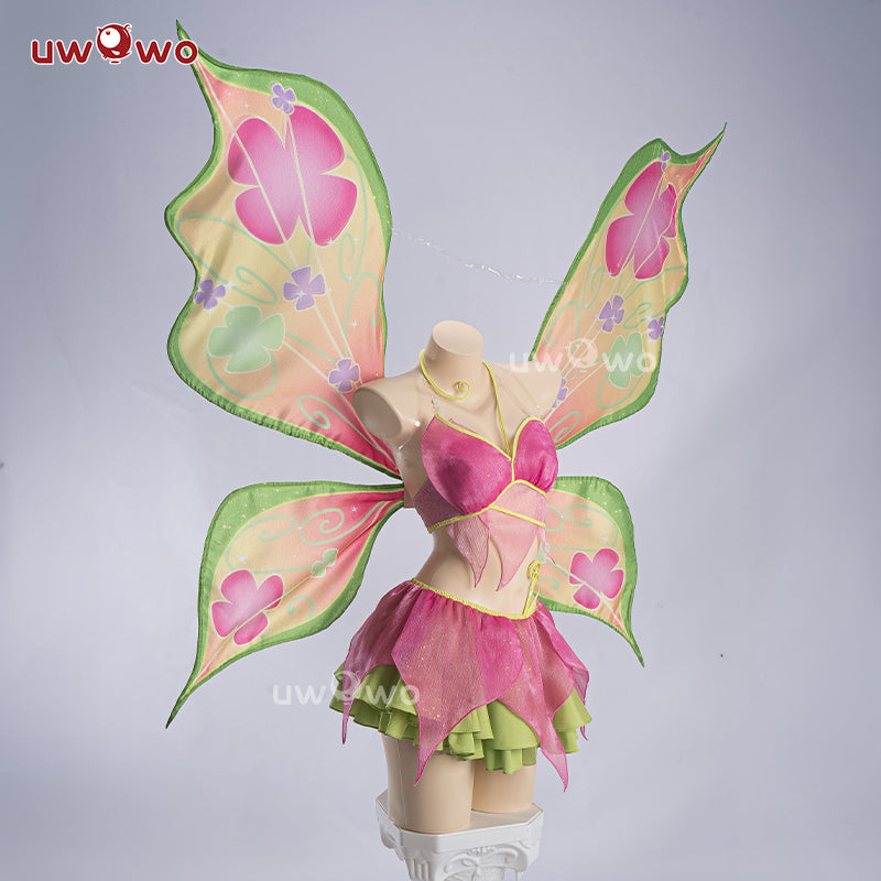 [Last Batch] INSTOCK Uwowo Flora S4 Fairy Club Transformation Cosplay Costume S-3XL