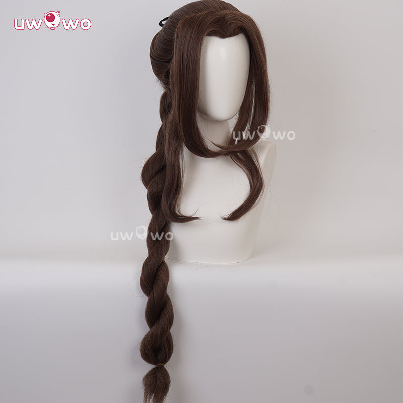 Uwowo Final Fantasy 7 FF7 Remake Aerith Cosplay Wig