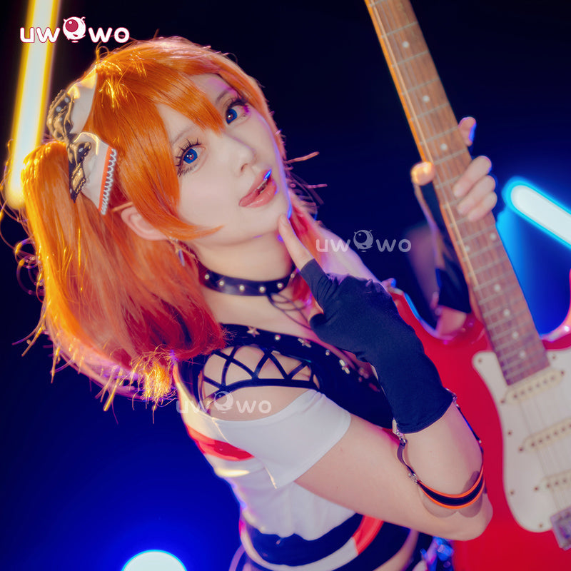 Uwowo Collab Series: Love Live! Kosaka Honoka Idolized Rock ver. Cosplay Costume