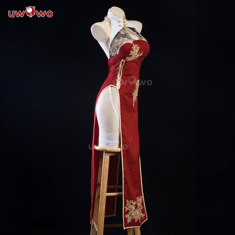 INSTOCK Uwowo Azur Lane Cheshire New Year Cheongsam Cosplay Costume