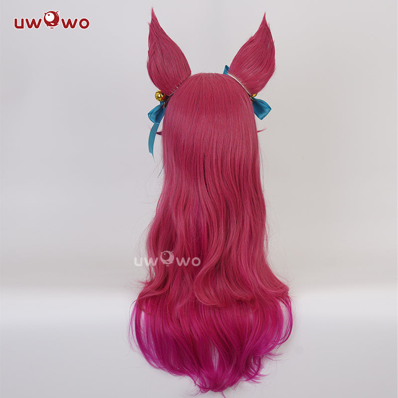 Uwowo Game Fox Cosplay Wig With Ears Long Hair