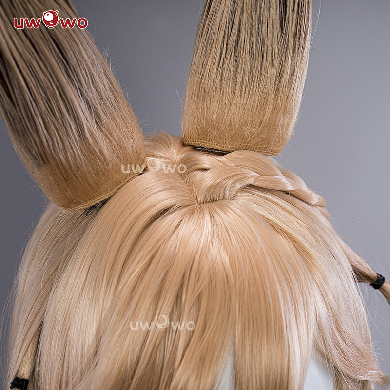 【Clearance】Uwowo Game Genshin Impact Kaveh Cosplay Wig Middle Yellow Hair