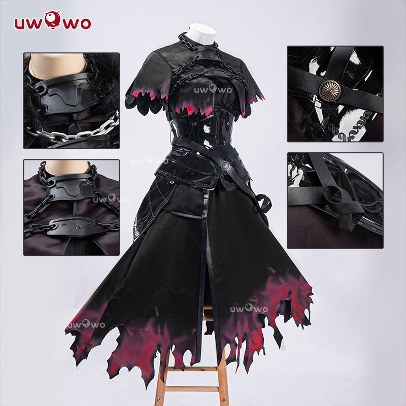 S-3XL Uwowo Game Fate/Grand Order FGO Jeanne d'Arc Alter (Avenger) Battle Suit Halloween Cosplay Costume S-3XL