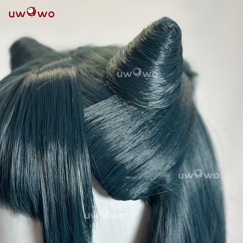 Uwowo Anime The Apothecary Diaries Maomao Frog Green Hanfu Style Hunt Cosplay Wig Long Dark Green Hair